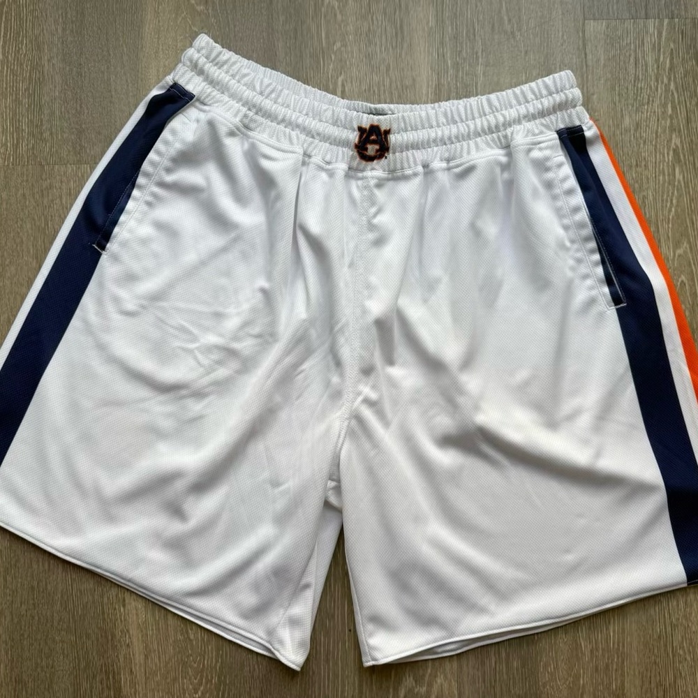 White and Navy Men Shorts